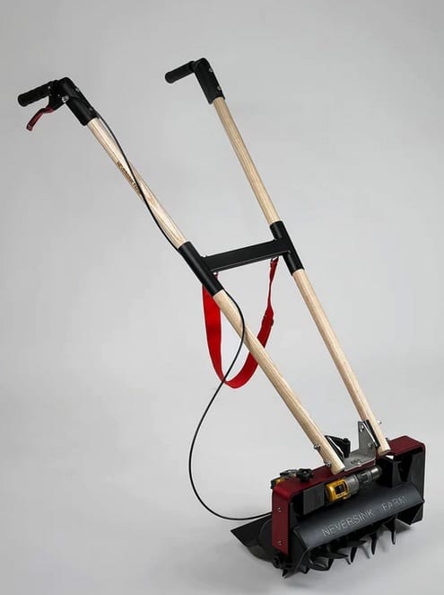 Iconoclast Pro. Drill powered cultivator