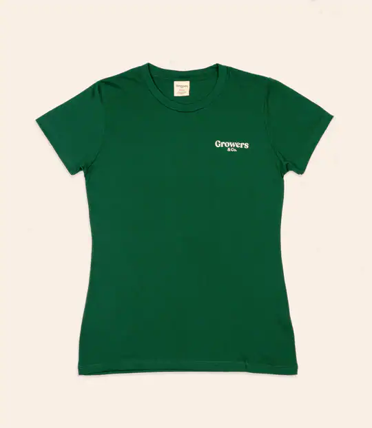 Growers & CO. Cotton Women Mission T-Shirt English